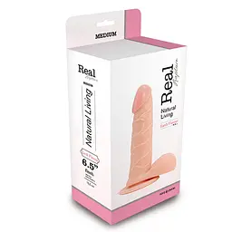Фалоімітатор Real Rapture 6.5", 19 см (тілесний) - мініатюра 2