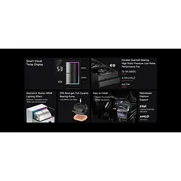 СВО PcCooler PсCOOLER DS360 PRO Digital Black (D7-S360WBKN-GL) - мініатюра 12