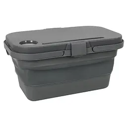 Кошик складаний Bo-Camp Foldable Box With table Top 17L Grey (6303695), Сірий