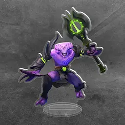 Акрилова колекційна фігурка Dota 2 (Faceless Void) 15 см
