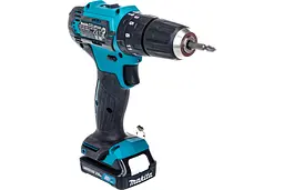 Шурупокрут з ударом акумуляторний Makita HP333DWAE (30 Нм, 0.8-10 мм, CXT) - мініатюра 3