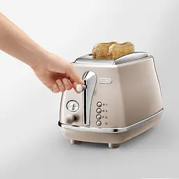 Тостер DeLonghi CTOT 2103 BG  Icona Metallics (00000022599) - мініатюра 5