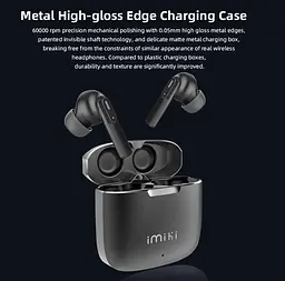 Навушники бездротові iMiLab imiki MT-2 Bluetooth Black - мініатюра 9