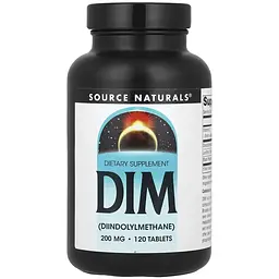 Диіндолілметан Source Naturals DIM 200 мг 120 таблеток