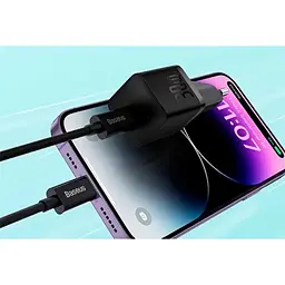 Мережевий зарядний пристрій Baseus GaN5 Fast Charger 1C 30W Black (CCGN070401) [105946] - мініатюра 4