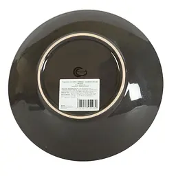 Тарілка супова Cesiro Spiral, 21 см, графіт (A2345S/G142) - мініатюра 3