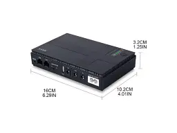 ДБЖ Andes DC1018P 18W 10400mAh 12V/9V/5v для роутера - мініатюра 2