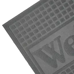 Килимок придверний Eco Fabric Welcome без кромки сірий 45 х 75 см (4575-011) - мініатюра 5