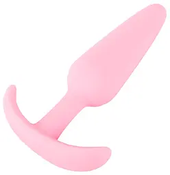 Анальна пробка Cuties Mini Butt Plug 8.4 см (рожевий) - мініатюра 5