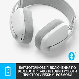 Навушники Logitech Zone Vibe 100 Wireless Off-White (981-001219) - мініатюра 5
