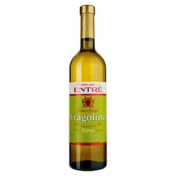 Вино Entre Fragolino Bianco біле напівсолодке 7% 0.75 л