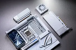 ASUS Материнська плата ROG CROSSHAIR X870E GLACIAL sAM5 X870E 4xDDR5 M.2 USB Type-C Wi-Fi BT E-ATX білий - мініатюра 3