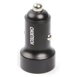Зарядний пристрій Choetech car 2хUSB-C 40W PD black (С0054-BK) - мініатюра 3