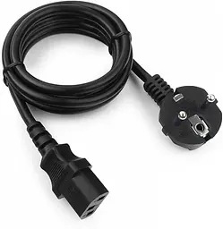 Кабель живлення C13 для ПК (1m) Black