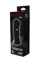 Мотузка для бондажу Dreamtoys Blaze Deluxe Bondage Rope 5 м чорний - мініатюра 5