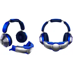 Навушники з вбудованим очищувачем повітря Dyson Zone Ultra Blue/Prussian Blue [376087-01] [73086] - мініатюра 4