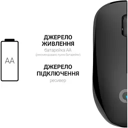 Мишка OfficePro M183 Wireless Black (M183) - мініатюра 10