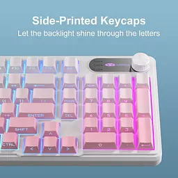 Клавіатура MageGee GK960 RGB (6971969729049) White/Pink (G-000004396) - мініатюра 8