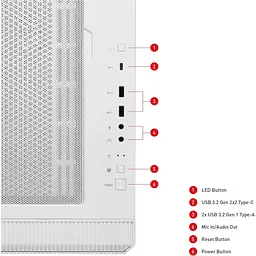 Корпус MSI MPG Velox 100R White [146637] - мініатюра 11
