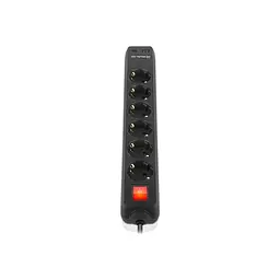 Мережевий фільтр живлення REAL-EL RS-PROTECT 605 3m, black (EL122300041) - мініатюра 5