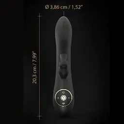 Вакуумний вібратор-кролик Dorcel DIVINE RABBIT з вібрацією, 10 режимів вібрації: 3 режими вакууму - мініатюра 5