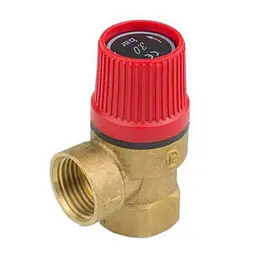Запобіжний клапан Karro KR526 для систем опалення 1/2" ВВ 3,0 бар 30412