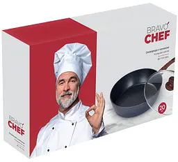 Сковорода Bravo Chef глибока 20 см kuh0016806 - мініатюра 2