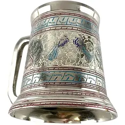 Кухоль бронзовий 13.5х11.4х11 см кольоровий 0.5 л - мініатюра 4