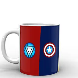 Кухоль GeekLand Avengers Месники лого AG.02.011 330 мл білий - мініатюра 2