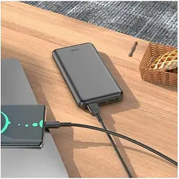Зовнішній акумулятор Hoco J100 High-ranking power bank 10000mAh чорний 6931474783561 - мініатюра 2