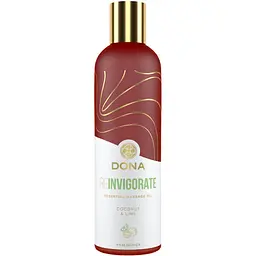 Натуральна олія для масажу Dona Reinvigorate Coconut Lime 120 мл