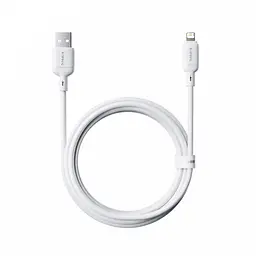 Кабель Baseus Silky Series Fast Charging Cable USB to iP 2.4A 2m White - мініатюра 3