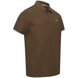 Теніска поло Blaser Active Outfits Solid Polo Shirt S Dark brown - мініатюра 4