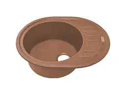 Кухонна мийка Adamant Ovum 615x495x200 terra-cotta 235223, Коричневий - мініатюра 2