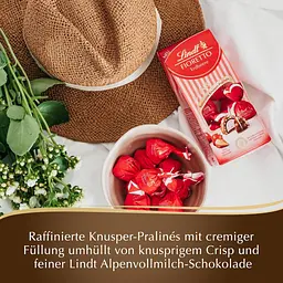 Шоколадні цукерки Lindt Chocolate Fioretto Minis Strawberry 115г - мініатюра 5