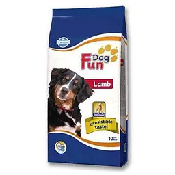 Повнораціонний Сухий корм Farmina Fun Dog, для дорослих собак, з ягням, 10 кг