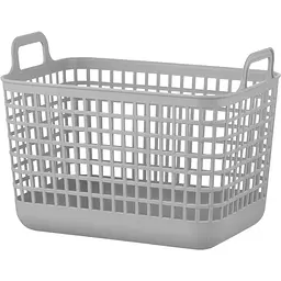 Кошик для зберігання Ardesto пластик PP 33x22.5x25.2 см 12.5 л cірий (ARHC2512GG)