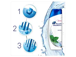 Шампунь HEAD & SHOULDERS 400мл Проти лупи Ментол - мініатюра 4