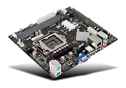 Материнська плата Elitegroup ECS H61H2-MV LGA 1155 (H61H2-MV) Б/В - мініатюра 2