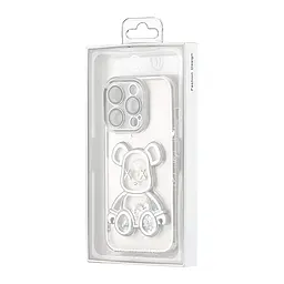 Чохол Shining Bear Case Protected Camera iPhone 15 Pro Silver - мініатюра 2