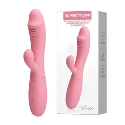 Вібратор Snappy Світло-рожевий, 30 функцій вібрації PRETTY LOVE BI-014173-1 98713 - мініатюра 1
