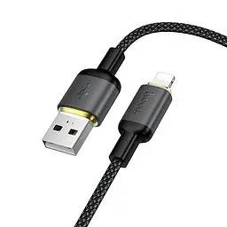 Кабель HOCO Lightning Benefit charging data cable X128 1m, 12W