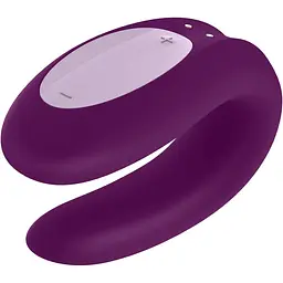 Смарт-вібратор для пар Satisfyer Double Joy Violet SO3899 [95342]