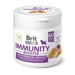 Вітаміни Brit Vitamins Immunity Booster для собак для імунітету 60 таблеток aрт.112291/571666
