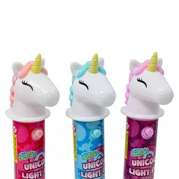 Цукерка з іграшкою Unicorn Light Pop strawberry 11g - мініатюра 2