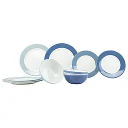 Сервіз столовий Gimex Tableware Colour 12 Pieces 4 Person Sky (6910121), Синій