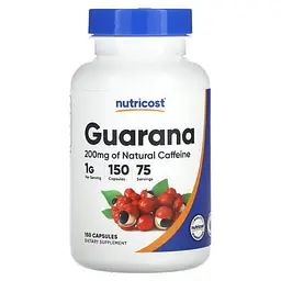 Гуарана Guarana 150 Capsules Nutricost vit0006074