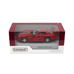 Металева інерційна легкова модель Dodge Viper GTSR 5", відкриваються двері (В асортименті) - мініатюра 2