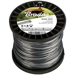 Волосінь для тримера Bradas RIPPER DUAL "зірка" 2,4мм х 100м ZRG24100S