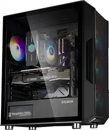 Корпус Zalman I3 Neo Mesh Tempered Glass без БЖ Black (I3NEOBLACK) Без БП - мініатюра 5